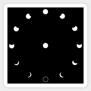 Moon phases. Sticker